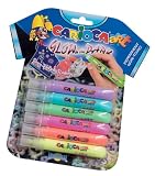 CARIOCA GLOW IN THE DARK FABRIC PAINTS X6 PENS