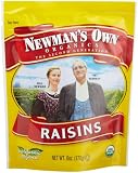 Newman's Own Organics California Raisins, 6-Ounce Pouches (Pack of 12)