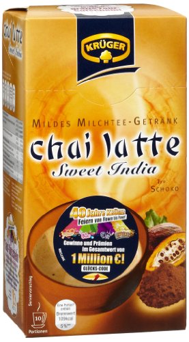 Krüger Chai Latte Schoko Milchtee, 4er Pack (4 x 250 g)