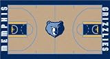 Memphis Grizzlies NBA Large Basketball Court Runner Area Rug Floor Mat