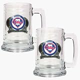 Philadelphia Phillies 2008 National League Champions 2 Piece 15 oz. Glass Tankard Set