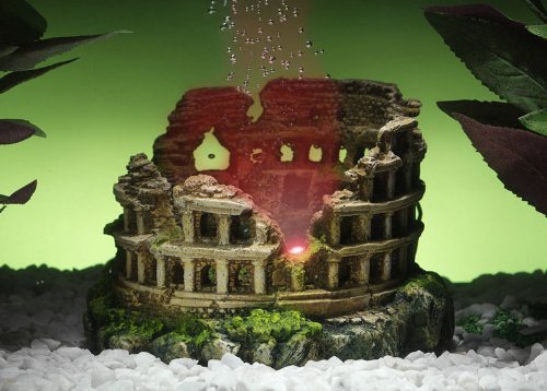 Europet Bernina 234-196526 Light- Deko Aquarien-Dekoration Colosseum 20.5 x 19 x 13.5 cm
