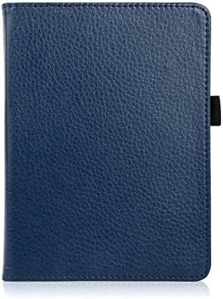 Shy Bear Kobo Case, Magnetic Auto Sleep Ultra-slim PU Leather Cover Case for Kobo glo HD/ Touch 2.0 eReader (dark-blue LP, Kobo glo HD)
