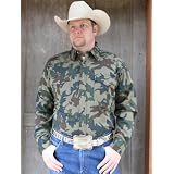 Camoflauge Shirt with Yokes and Snaps by AJ's Western Wear