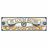 NHL St. Louis Blues 9-by-30 Wood Sign