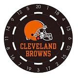 NFL Cleveland Browns Bristle Dart Board With Darts And Flights