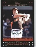 2007 Topps Update #292 Matt Holliday - Colorado Rockies (Baseball Cards)