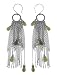 Nashelle Designs Decadent Fab Fringe Earring, Color Silver