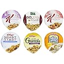 Kellogg's Cereal Cup Assortment Pack - Wellness (6 Flavors),Pack of 60
