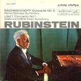 Arthur Rubinstein, Piano / Rachmaninoff: Concerto No. 2 (Reiner, Chicago Symphony); Liszt: Concerto No. 1 (Wallenstein, RCA Victor Symphony) [Vinyl LP] [Stereo]