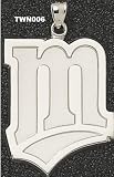 Minnesota Twins M Giant Charm/Pendant -14K/10K, Stainless Steel or Gold Plated