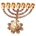 Menorah Gift #505 - Solid and heavy Menorah Gift - 6 inches high