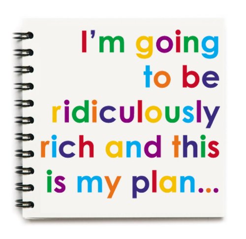 Childrens Toyshop  Toys : I'm Going to Rich' notebook