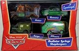 Review Mattel Disney Pixar Cars / Cars Radiator Spings Shopkeepers Die Cast 4 Pack (Mater, Ramone, Sarge and Filmore)