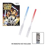Star Wars: The Clone Wars Republic Heroes with Lightsaber for Nintendo Wii