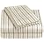 Regency Collection 310-Thread-Count Maxine Stripe Queen Sheet Set, Black