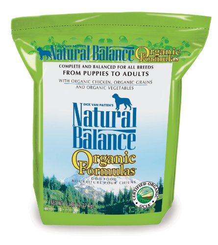 Natural Balance Organic Formula Dry Dog Food, 5-Pound Bag