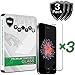 [3-Pack] iPhone SE Screen Protector, PThink® [Tempered Glass] [9H Hardness] [Anti-Scratch] [Fingerprint Resistant] [Easy-Install] Glass Screen Protector for iPhone SE/5S/5C/5 (3-Pack)