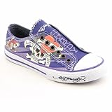 Ed Hardy 11FLK105W Klassic Sneakers Shoes Purple Womens