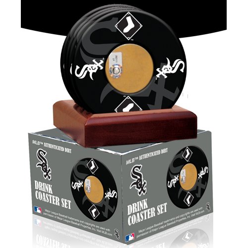 MLB Chicago White Sox Coasters With Certified Authentic Field Dirt