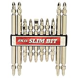 SK11(エスケー11) スリムビット 先端がスリムでビス頭が見やすい 10本セット BS-12N