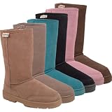 Bearpaw Womens Suede & Shearling 10" Boots - Style 405 Dream