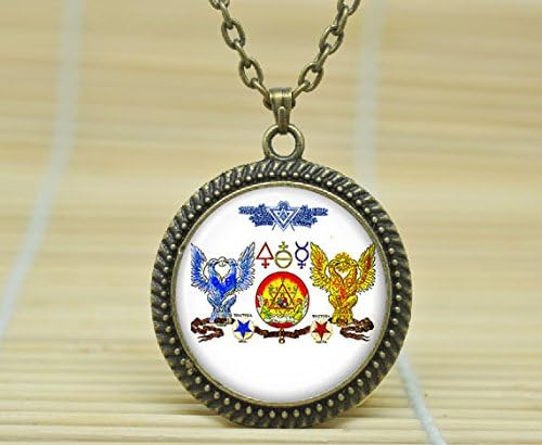 Fashion Jewelry Masonic Sign Pendant Masonic Symbol Necklace Masonic Jewelry Glass Cabochon Necklacea1767