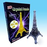Eiffel Tower 3D Crystal Jigsaw Puzzle BLACK [non-light model]