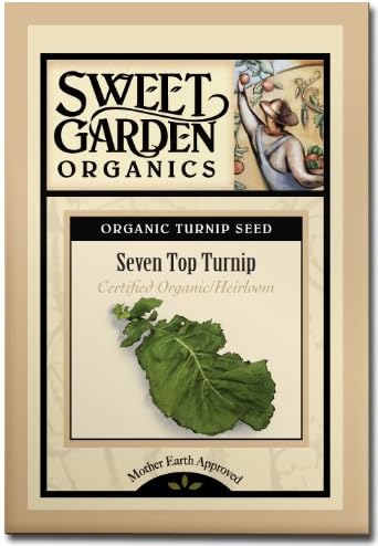Seven Top Turnip - Certified Organic Heirloom Seeds