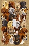 Dog Breed Montage Decorative Switchplate Cover