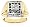 14k Yellow Gold Men's Diamond Ring (1/2 cttw, H-I Color, I2 Clarity) - Size 9