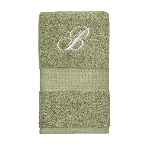 Fieldcrest&reg; Classic Monogrammed Hand Towels - Oil Green
