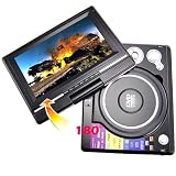(15.8 Inch, 40.1 cm) Portable DVD Player - DVD, VCD, MP3, DIVX, Jpeg, Supports SD / MMC / USB, TV (PAL/NTSC), Built-in 300 Video Games