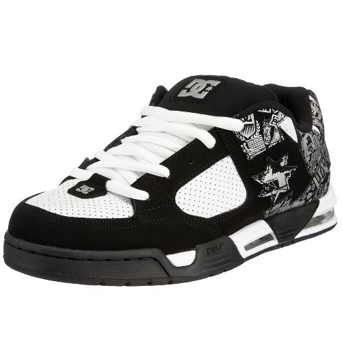 DC Men’s Commmand Skateboarding Shoe Black/Met Silver D0300652 10 UK
