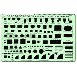 Timely-Template-32T-Expanded-House-Template-1-4-Inch