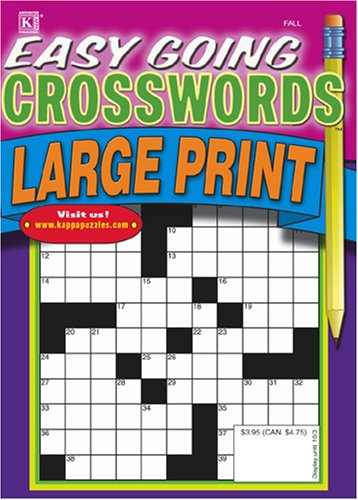 Childrens Toyshop  Magazines : Easy Going Crosswords - Large Print