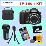 Olympus SP-560UZ 8MP Digital Camera + 1GB Accessory Kit