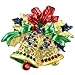 Soulbreezecollection Jewelry Green Red Ribbon Bow Jingle Bells Charm