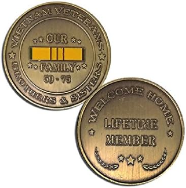 Vietnam veteran challenge coin - VIETNAM VETERANS WAR ARMY FAMILY CHALLENGE COIN