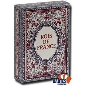 Jeu de 52 cartes : Rois de France rouge