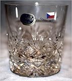 Set of 6 Bohemian Handmade 24% lead crystal Czech Republic Barware Glasses