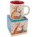 Laurel Burch Mug-Rainbow Mermaid