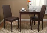 Avila Dining Set - Table and 2 Brown Chairs (Brown) (Sizes Vary)