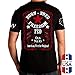 Born, Bred, Freedom Fed Whiskey Label Style Mens T-Shirt - American Warrior Collection X-Large Black