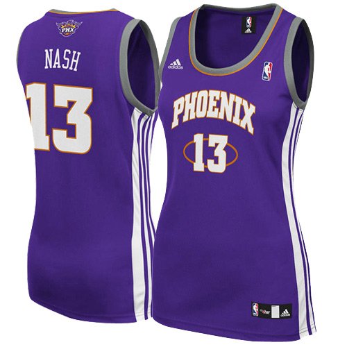 adidas Steve Nash Phoenix Suns Women's Fashion Jersey-Purple (Medium)