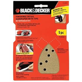 Black and Decker 74-583H 120-Grit Mouse Sand Paper by Black & Decker