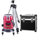 FUKUDA フクダ 5ライン ドット レーザー墨出し器 EK-451DP 三脚セット【アルミケース】