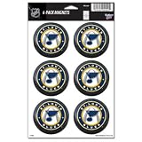 St. Louis Blues Official Logo 6 Magnet Set