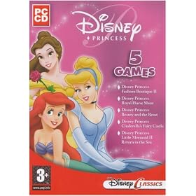 Disney Princess 5 Pack (Fashion Boutique 2, Royal Horse Show, Beauty & Beast, Cinderella Fairy Castle, Little Mermaid 2) (PC)