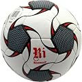 Profi Fu�ball Lederball von Roomaif Kunst Leder ofizielle Gr��e & Gewicht Weiss/Schwarz/Rot